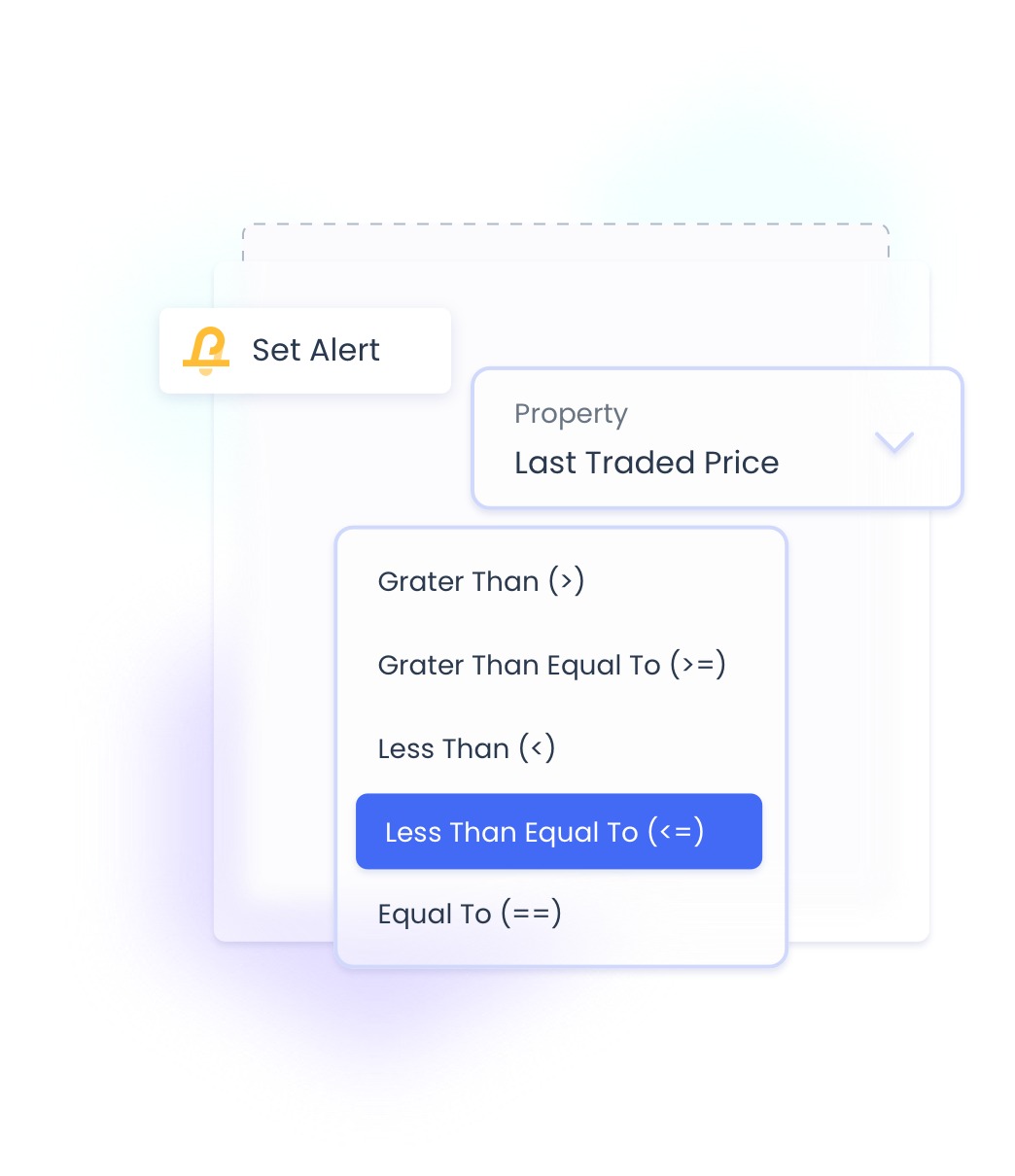 Simple alert conditions